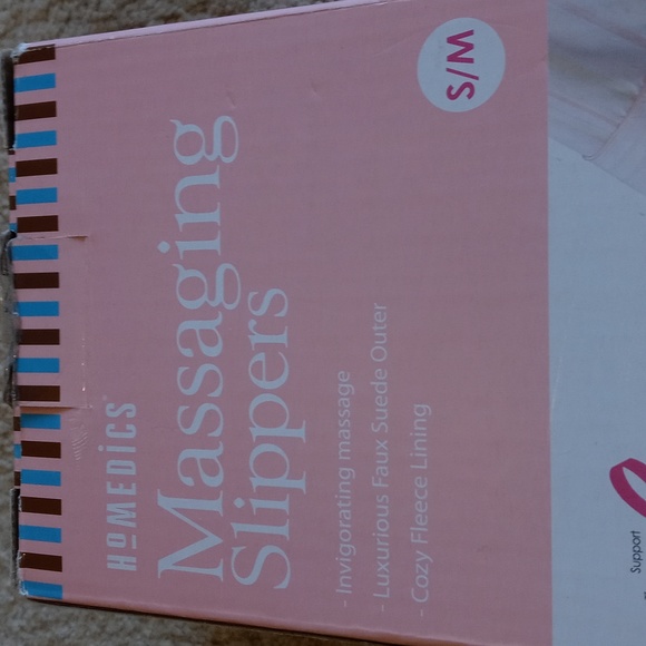 Homedics Massaging Slippers S S/M - Picture 2 of 4